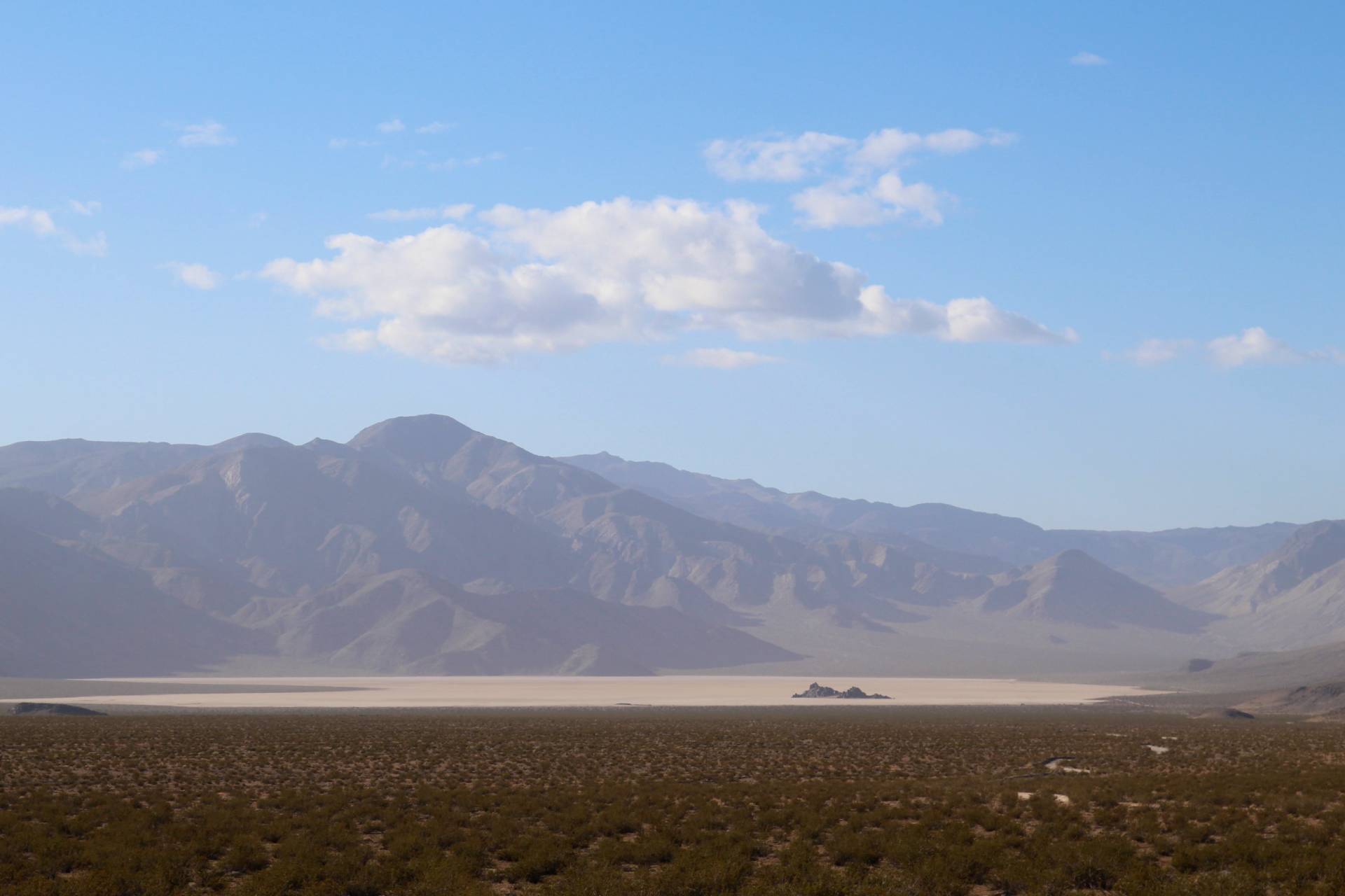 Racetrack Playa from the Racetrack Road, Death Valley National Park, California