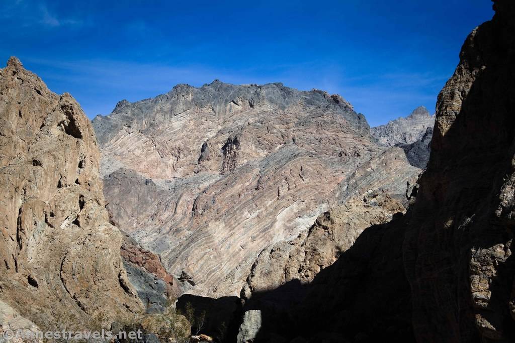 Cliffs in Fall Canyon, Death Valley National Park, California