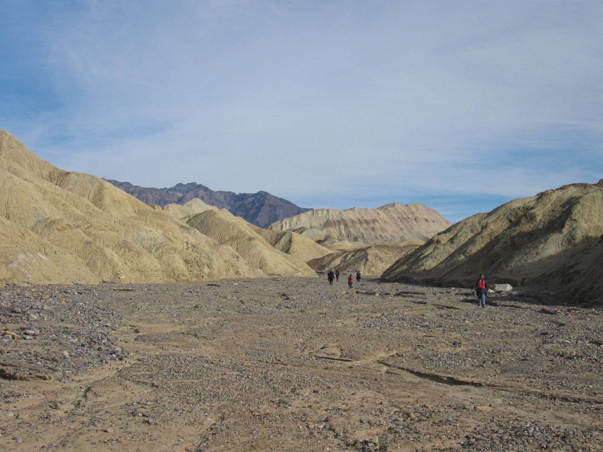 Hiking down Gower Gulch, Death Valley National Park, California