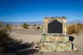 The Historic Stovepipe Well Sign, Death Valley National Park, California