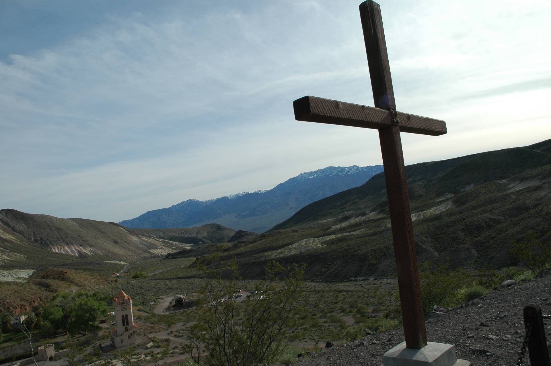 Scotty's grave at Scotty's Castle, Death Valley National Park, California