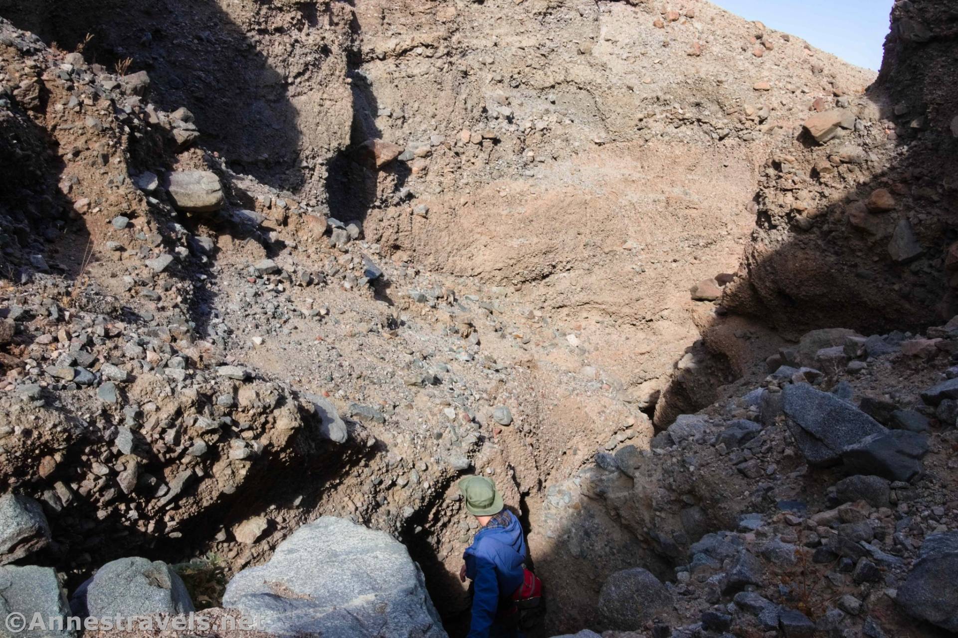 Slot 3 off of Sidewinder Canyon, Death Valley National Park, California
