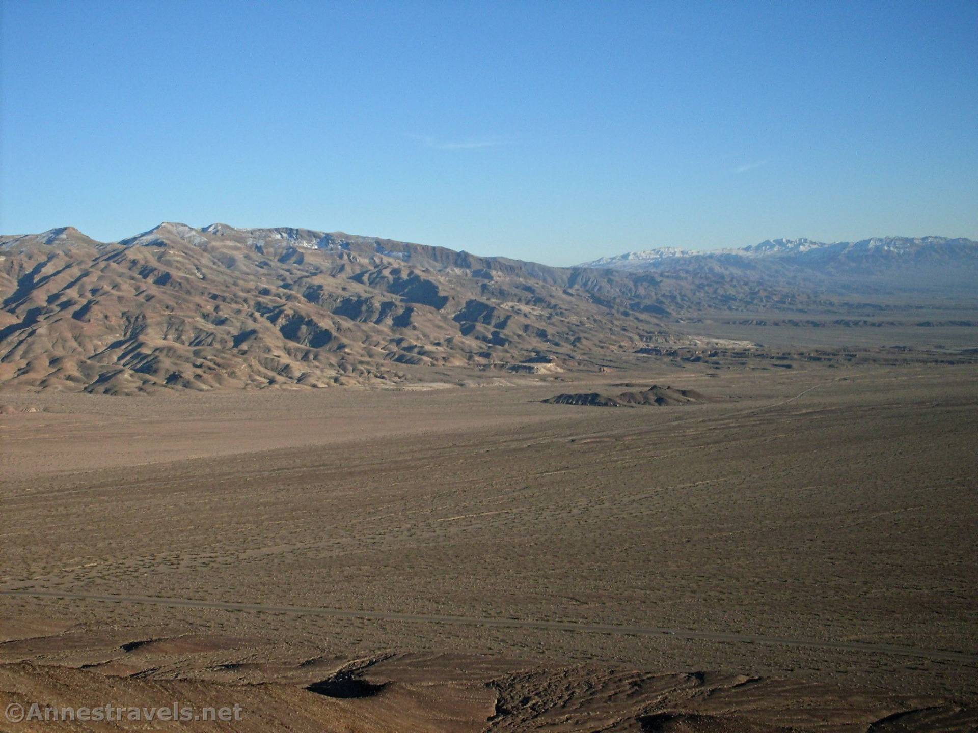 The Funeral Mountains from the Death Valley Buttes, Death Valley National Park, California