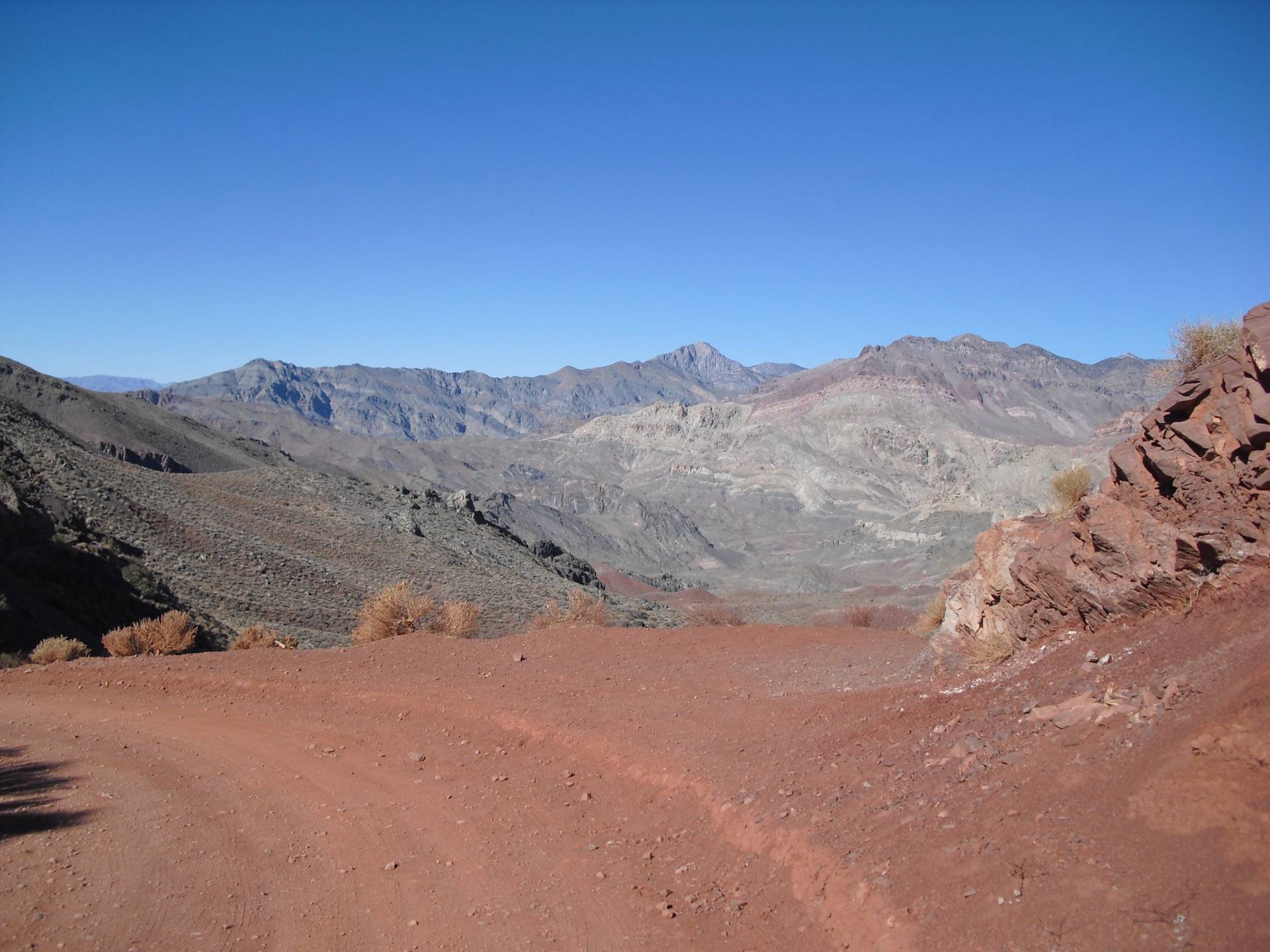 Views from Red Pass on the Titus Canyon Road, Death Valley National Park, California