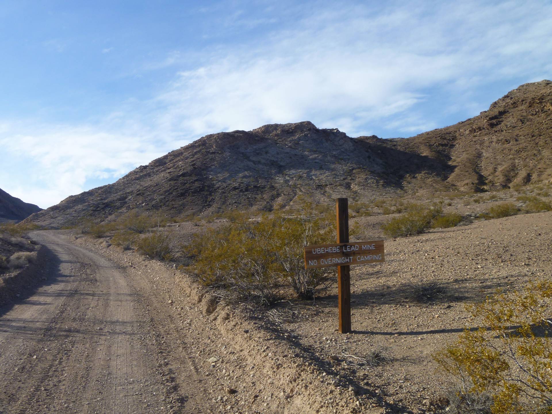 Ubehebe Lead Mine Road, Death Valley National Park, California