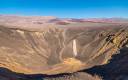 Views into  Ubehebe Crater, Death Valley National Park, California