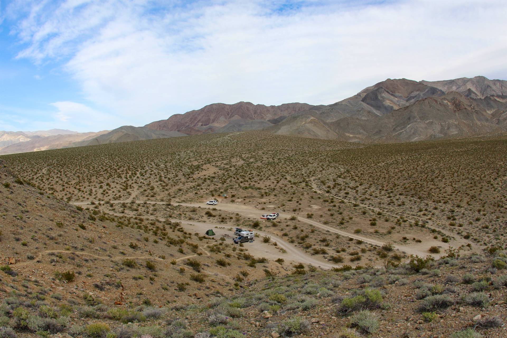 Homestake Dry Camp on the Racetrack Road, Death Valley National Park, California