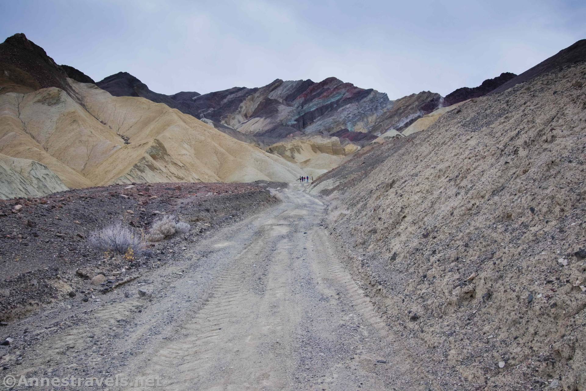 The road up Corkscrew Canyon, Death Valley National Park, California