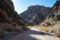 Driving down Titus Canyon, Death Valley National Park, California