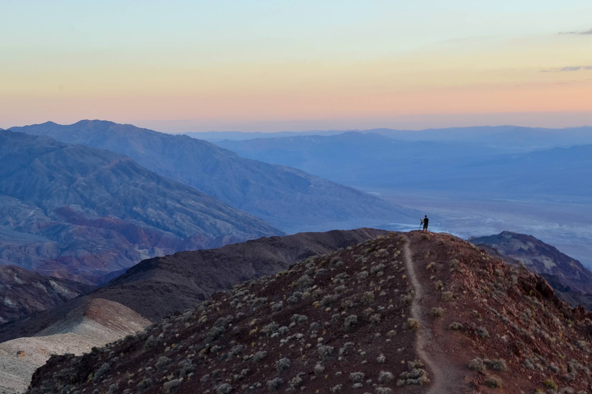 Trail at Dantes View, Death Valley National Park, California