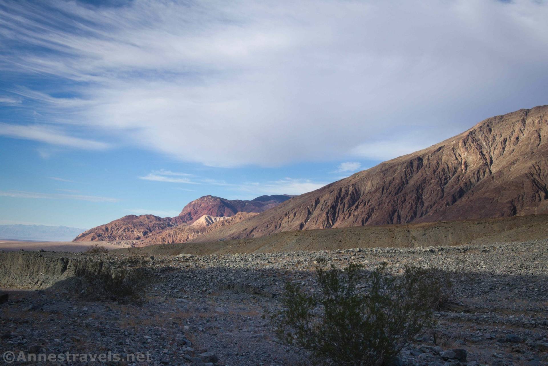 The Black Mountains from near Willow Canyon, Death Valley National Park, California